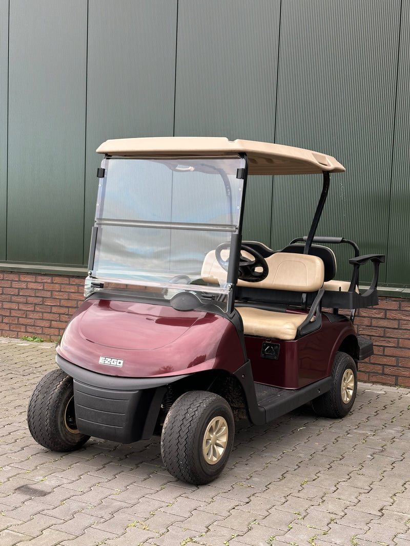 EZGO RXV Elite 2+2 48V Burgundy 2020