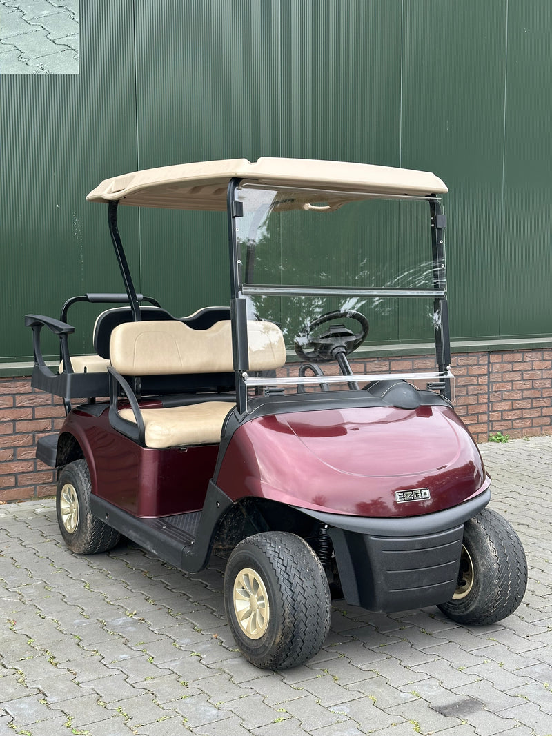 EZGO RXV Elite 2+2 48V Burgundy 2020